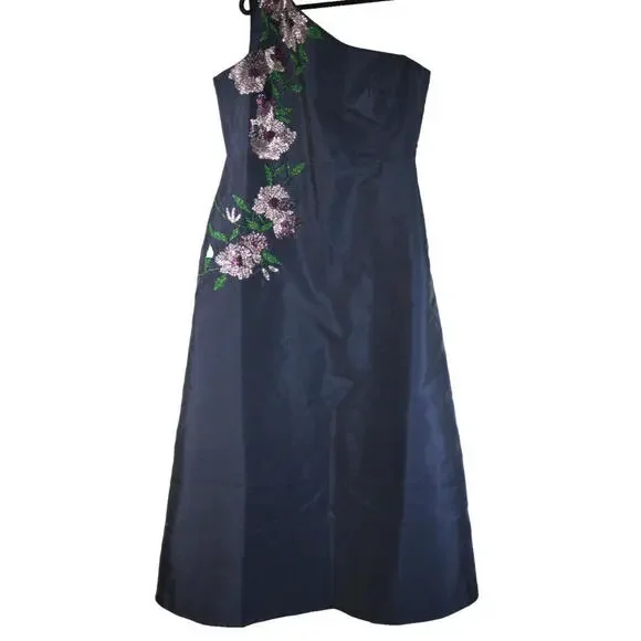 New, KAY UNGER GIADA GOWN in Dark Midnight size 18 #LD0134